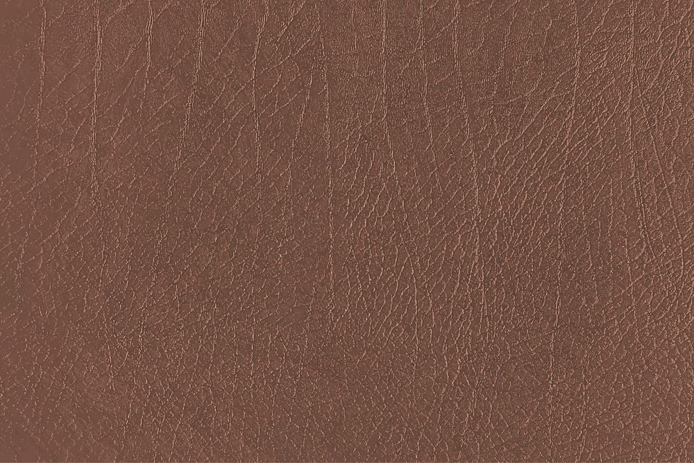 Brown creased leather textured background vector