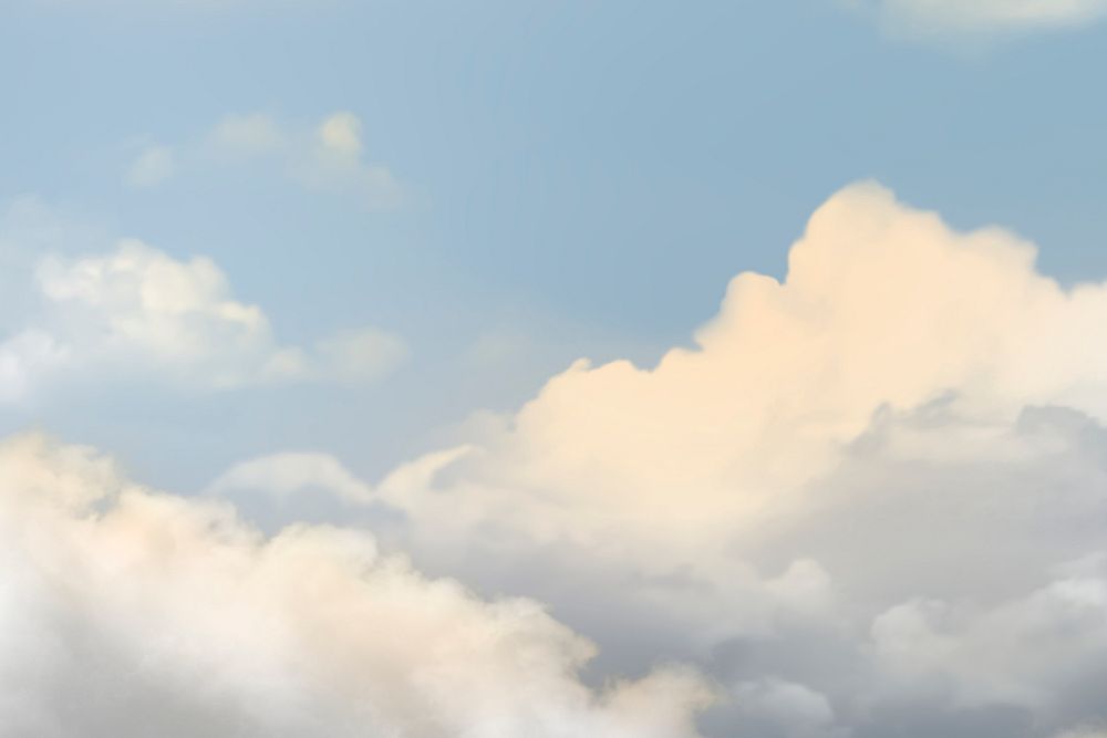 Blue sky background psd with clouds