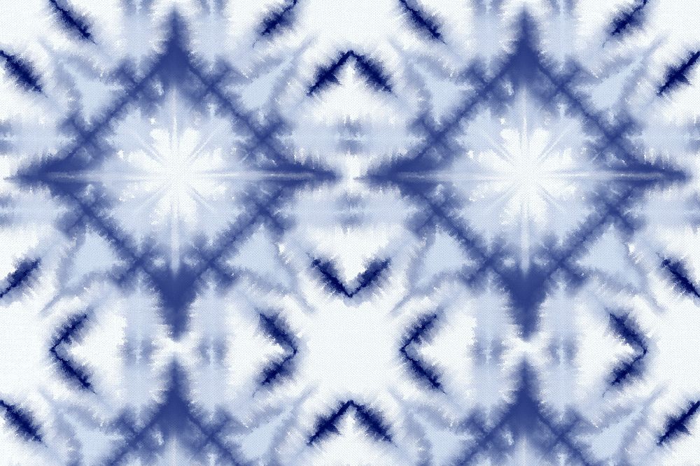 Shibori pattern background psd in indigo blue color