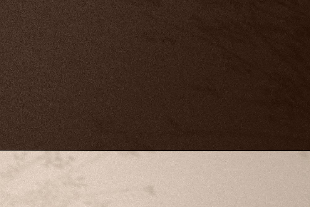 Brown background psd with leaf shadow