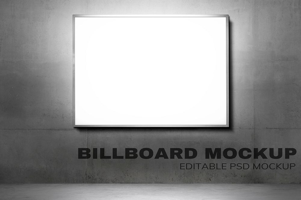 Billboard mockup psd 