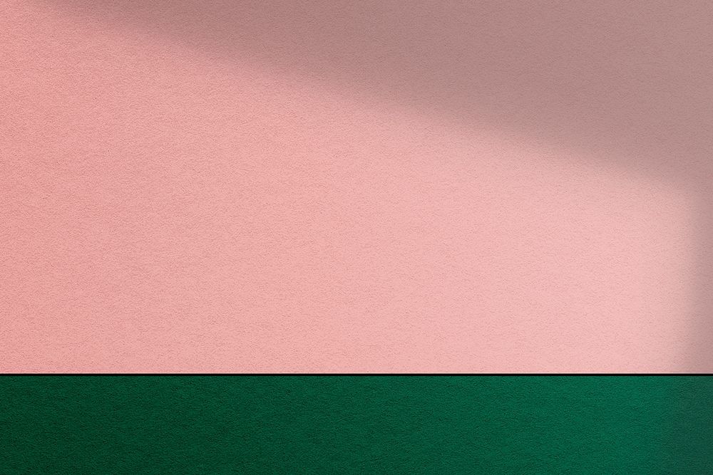 Pink and green product backdrop wall mockup psd