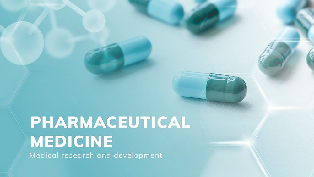 Pharmaceutical medicine healthcare template psd presentation