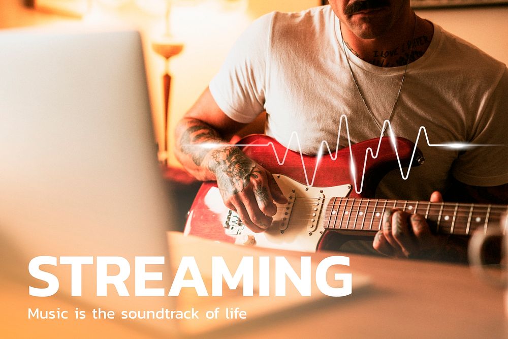Music streaming technology entertainment blog banner