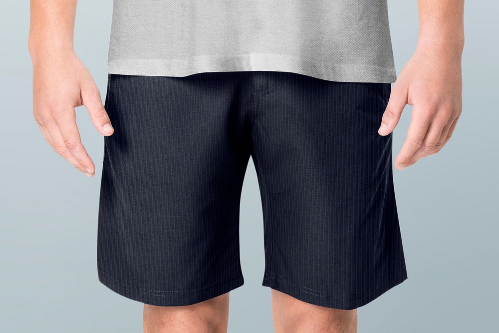 Men&rsquo;s shorts mockup psd basic wear fashion