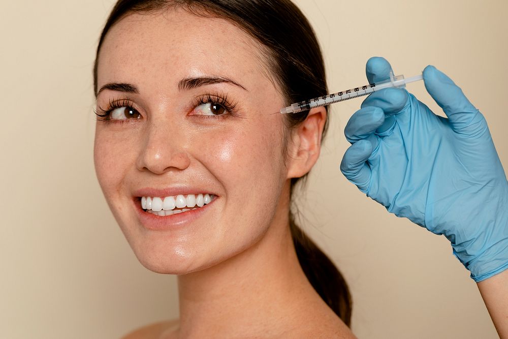 Injectable beauty treatment at clinic