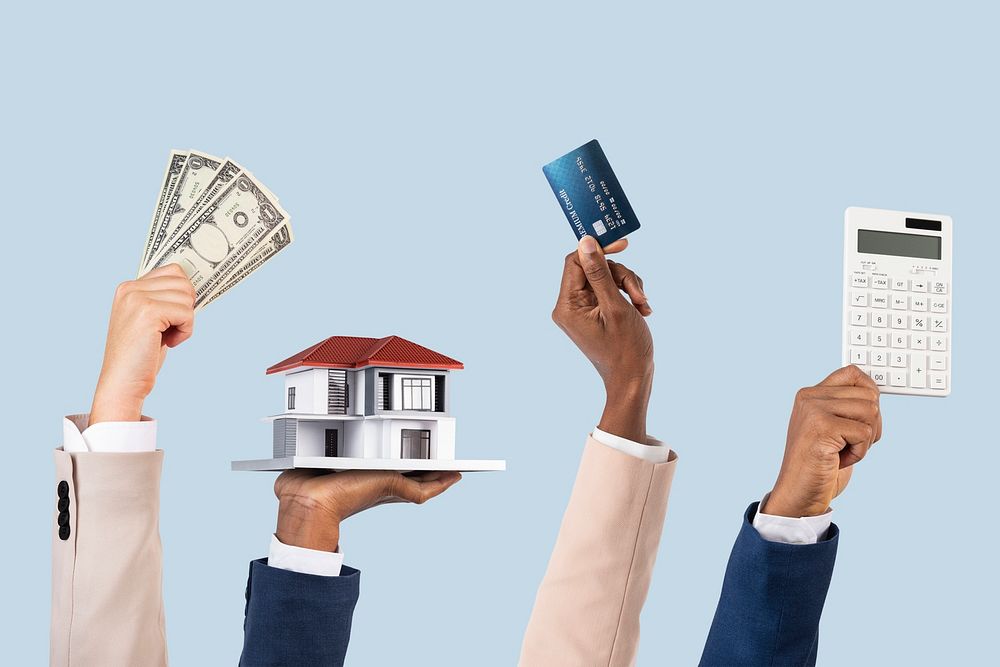 Mortgages loan finance mockup psd real estate