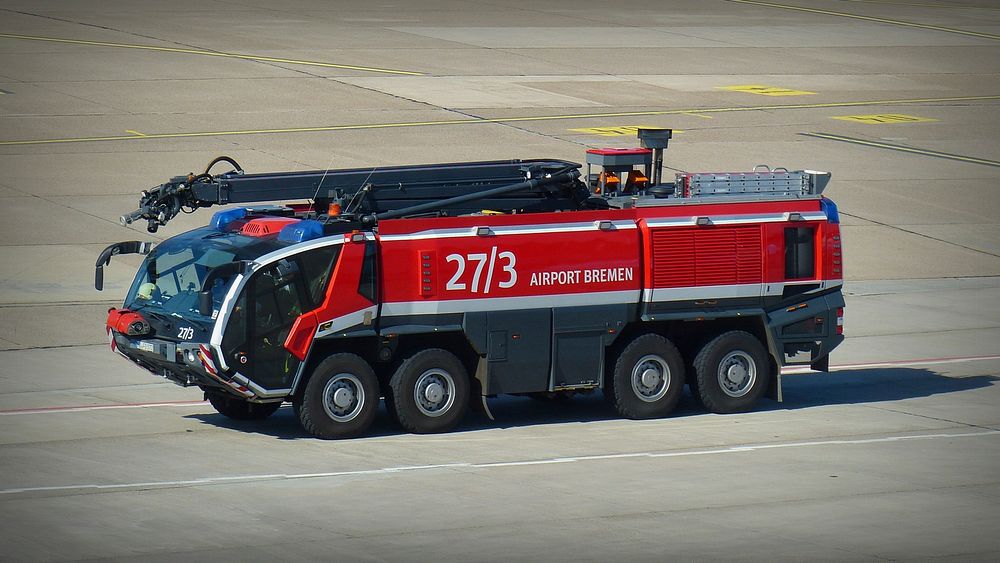 BRE airport Fire engine. Original public domain image from Wikimedia Commons