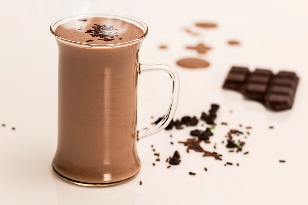 Sweet Milk Cocoa Winter Dairy Drink Hot Chocolate. Original public domain image from Wikimedia Commons