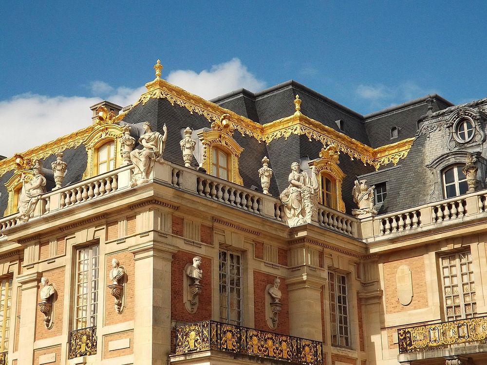 Château de Versailles. Original public domain image from Wikimedia Commons
