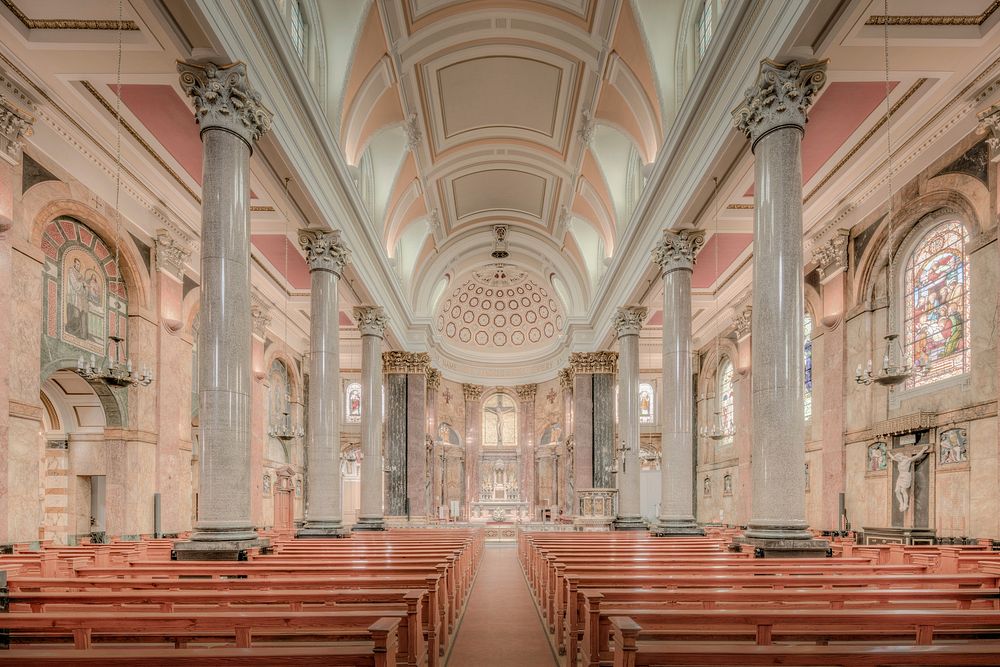 St Wilfrid's Church. Located in Preston, Lancashire, England, UK. Original public domain image from Wikimedia Commons