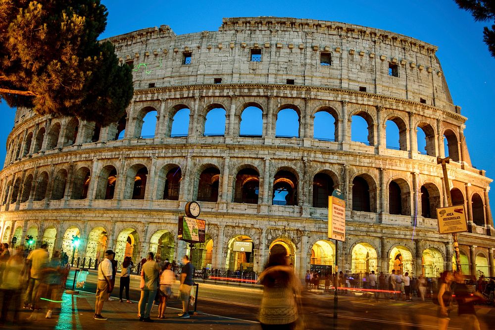 Colosseum. Original public domain image from Wikimedia Commons