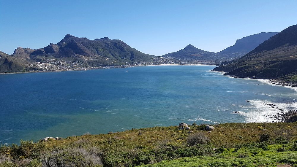 Hout Bay in a sunny day!. Original public domain image from Wikimedia Commons