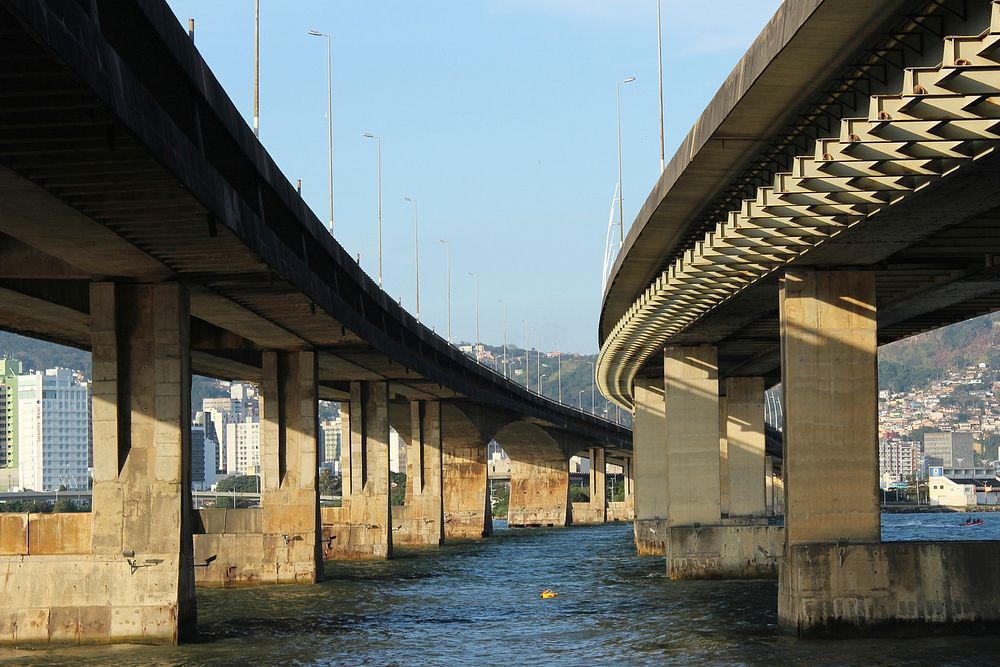 Bridges Of Florian&oacute;polis Br. Original public domain image from Wikimedia Commons