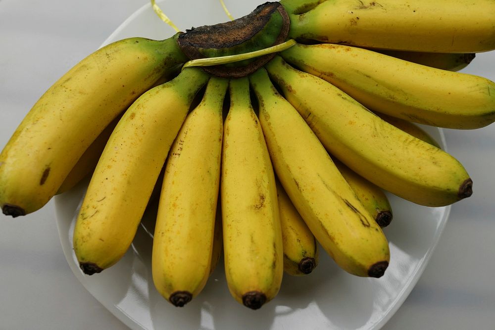 Bananas. Original public domain image from Wikimedia Commons