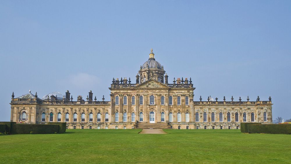Here is a photograph taken from Castle Howard. Located in York, Yorkshire, England, UK. Original public domain image from…