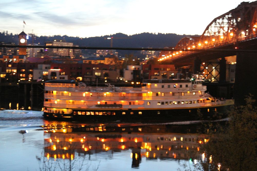 S S Legacy Down The Columbia River. Original public domain image from Wikimedia Commons