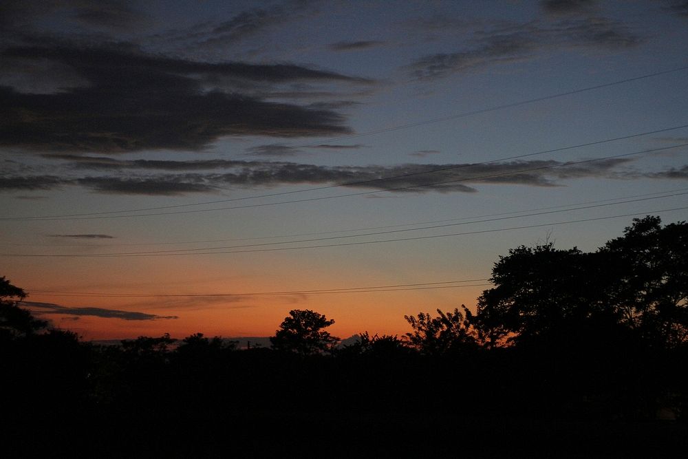 Sunset. Original image from Wikimedia Commons