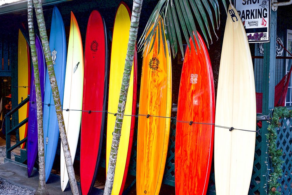 Technology of surfboard. Original public domain image from Wikimedia Commons