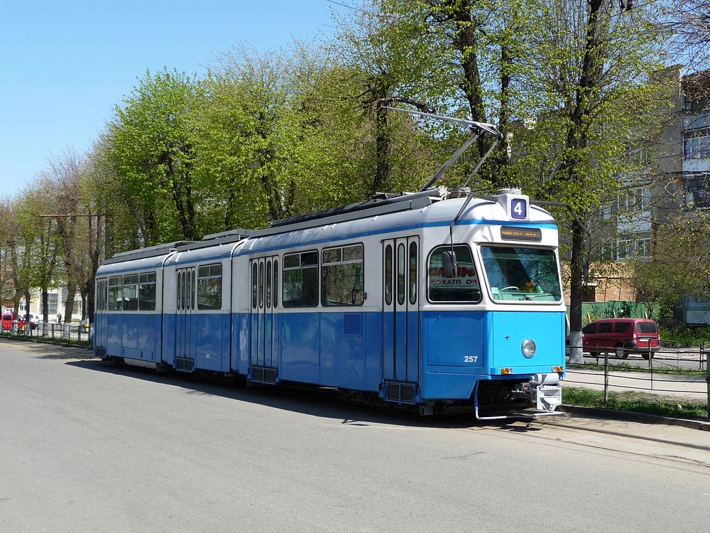 Old tram VBZ Be 4/6 «Mirage». Has been made in 1966. It was used in the Zürich city, Switzerland. After 2007 this tram used…