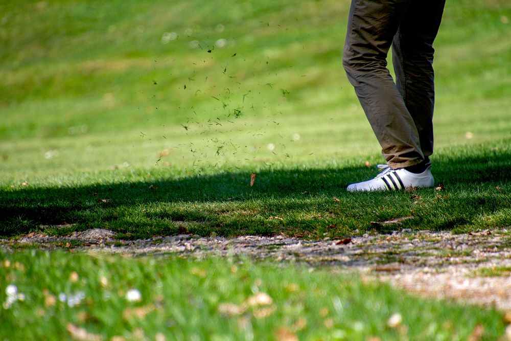 Golfers fairway image. Original public domain image from Wikimedia Commons