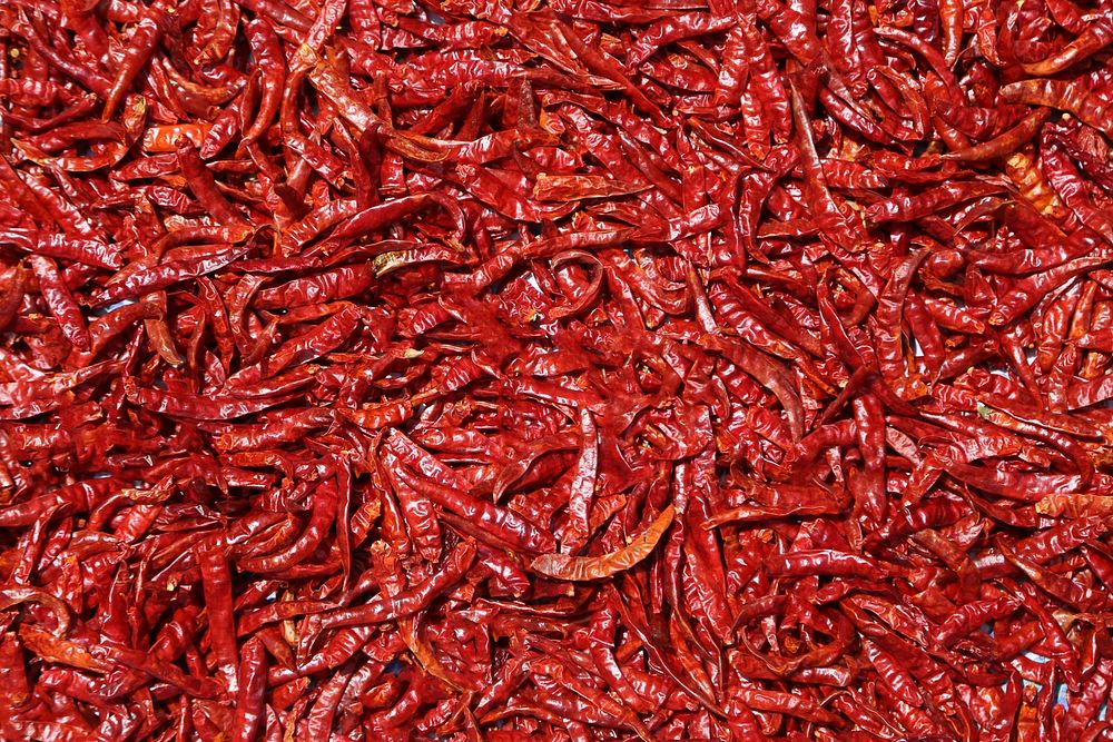 Chilli. Original public domain image from Wikimedia Commons