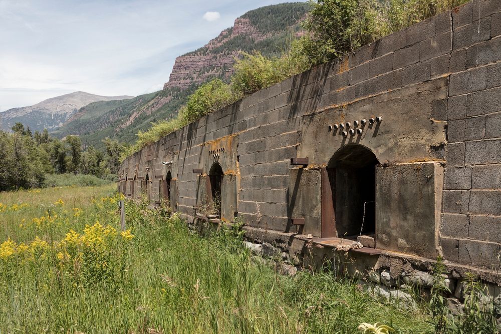 "Beehive" coke ovens, constructed in the 1890s in Redstone, Colorado -- eastern capitalist Cleve Osgood's onetime "company…