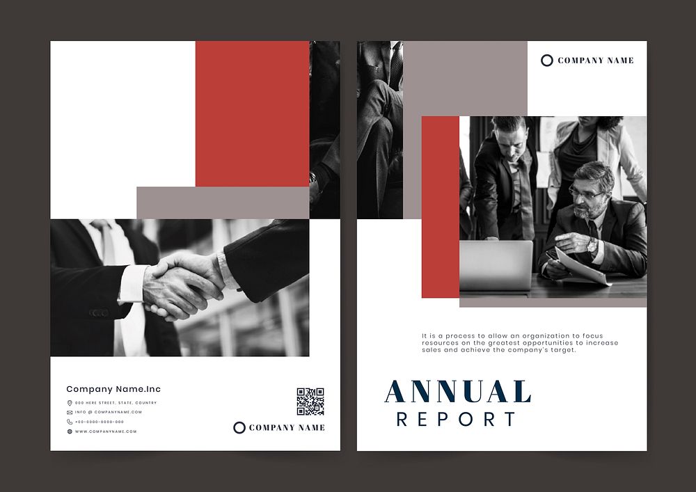 Professional corporate annual report design