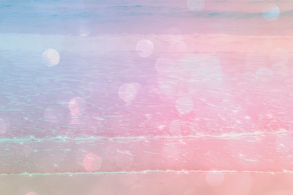 Glittery pastel background with blank space