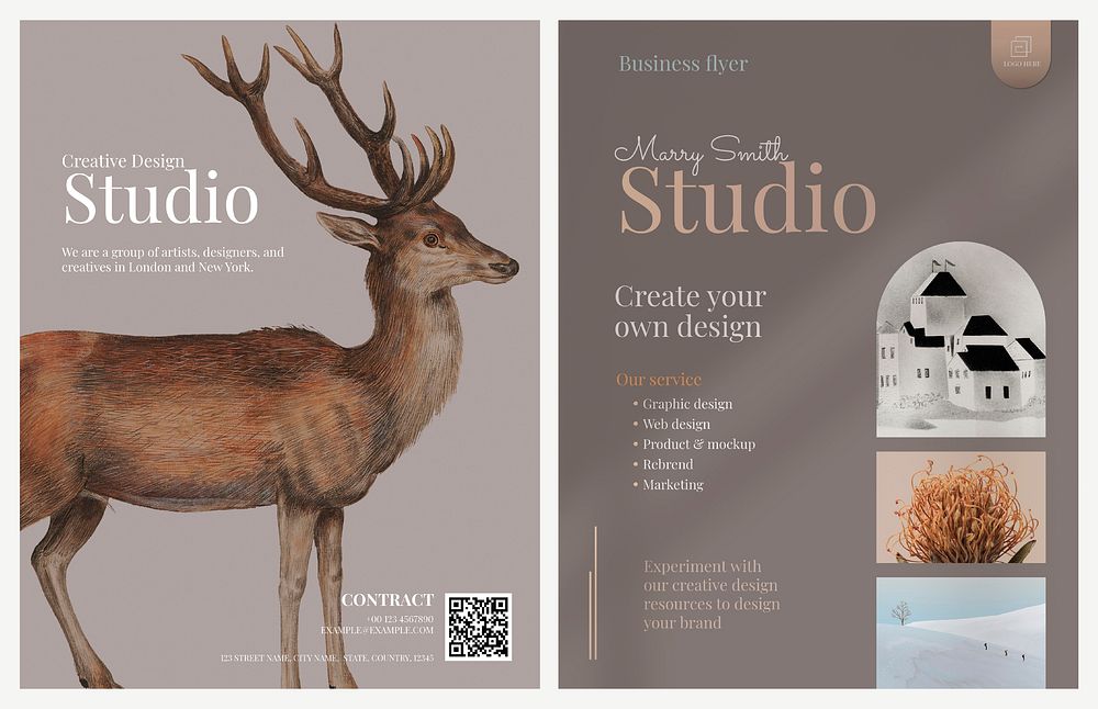 Art exhibition flyer templates psd editable design in simple theme
