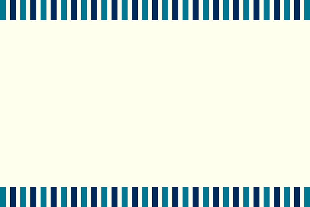 Blue and black striped border psd on vintage background