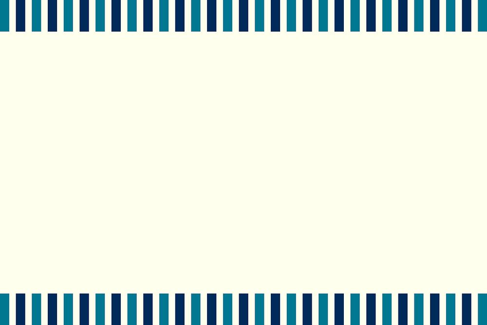 Blue and black striped border psd on vintage background