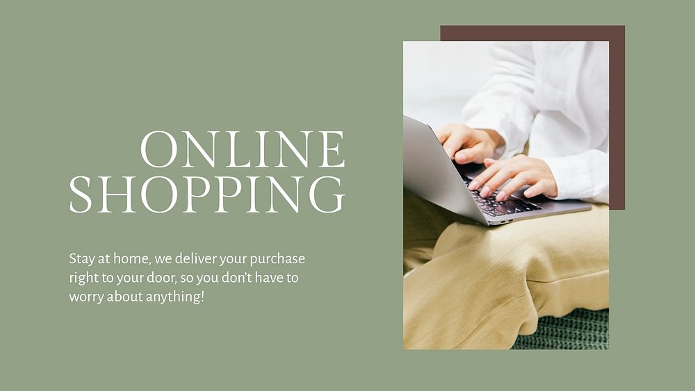 Fashion online shopping template psd for blog banner