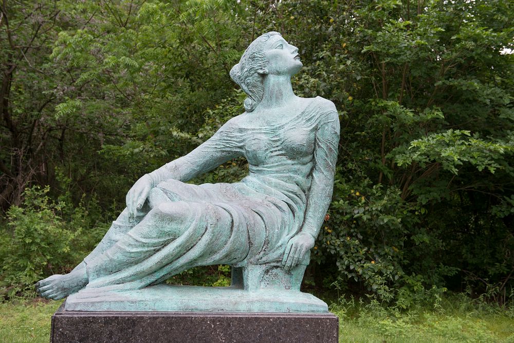 Sculpture at the Umlauf Sculpture Garden & Museum in Austin, Texas. The Umlauf garden centers on the artistic works of…