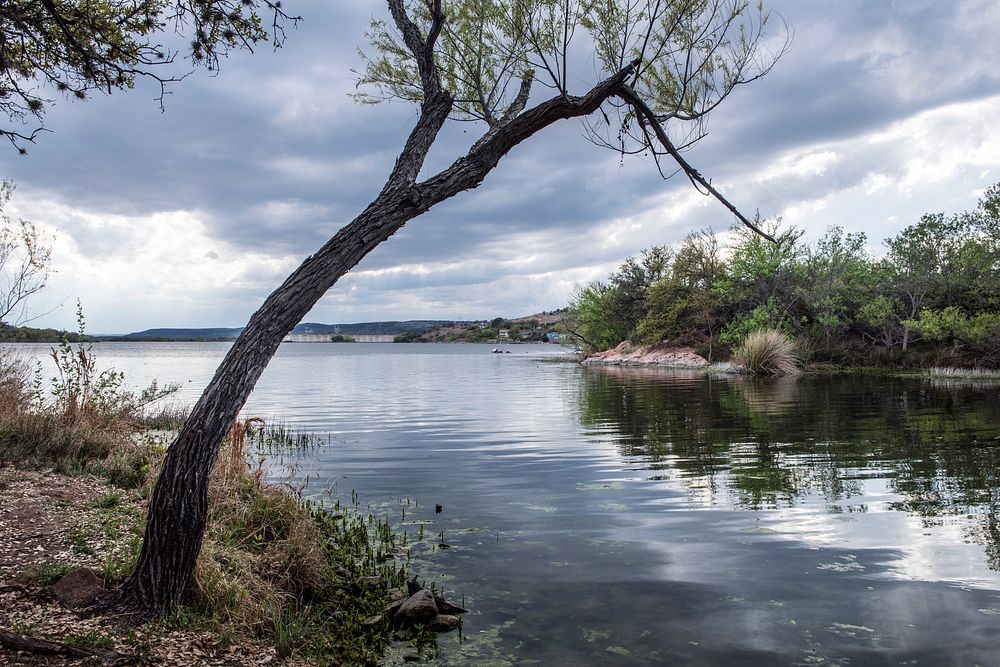 Scene at Inks Lake in the Texas Hill Country, near Burnet. Original image from Carol M. Highsmith&rsquo;s America, Library…