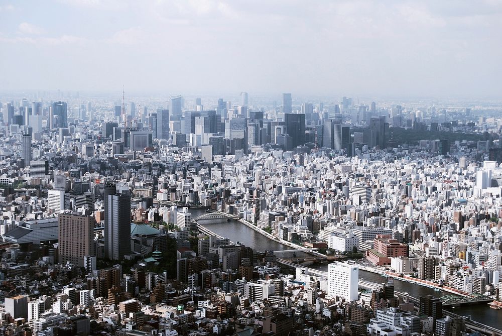Sumida, Tóquio. Original public domain image from Wikimedia Commons