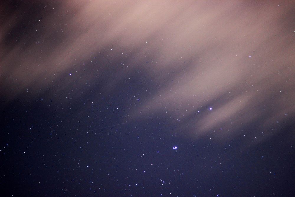 Night sky. Original public domain image from Wikimedia Commons