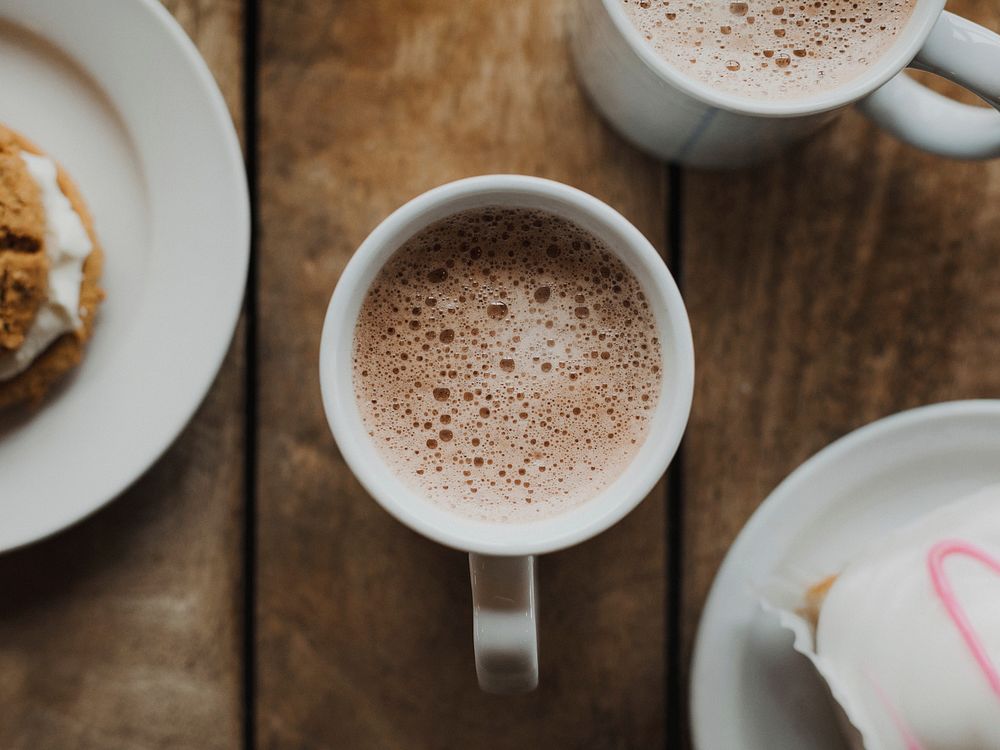 Hot chocolate. Original public domain image from Wikimedia Commons