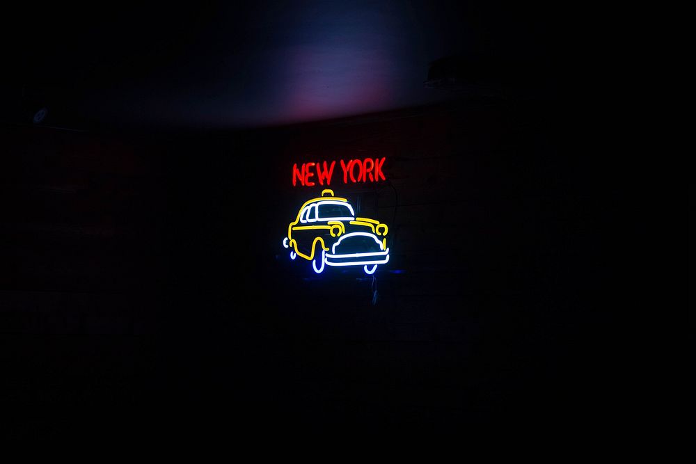 New york car logo light Original public domain image from Wikimedia Commons