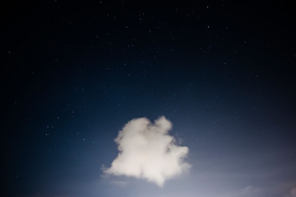 Cloud, Puchuncavi, Chile. Original public domain image from Wikimedia Commons