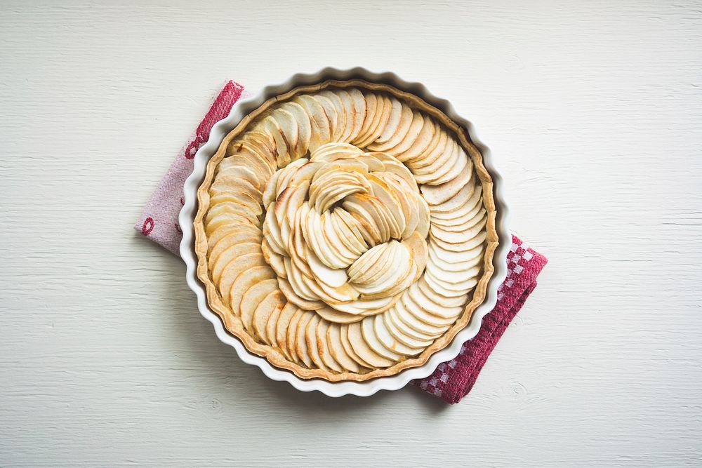 Apple pie. Original public domain image from Wikimedia Commons