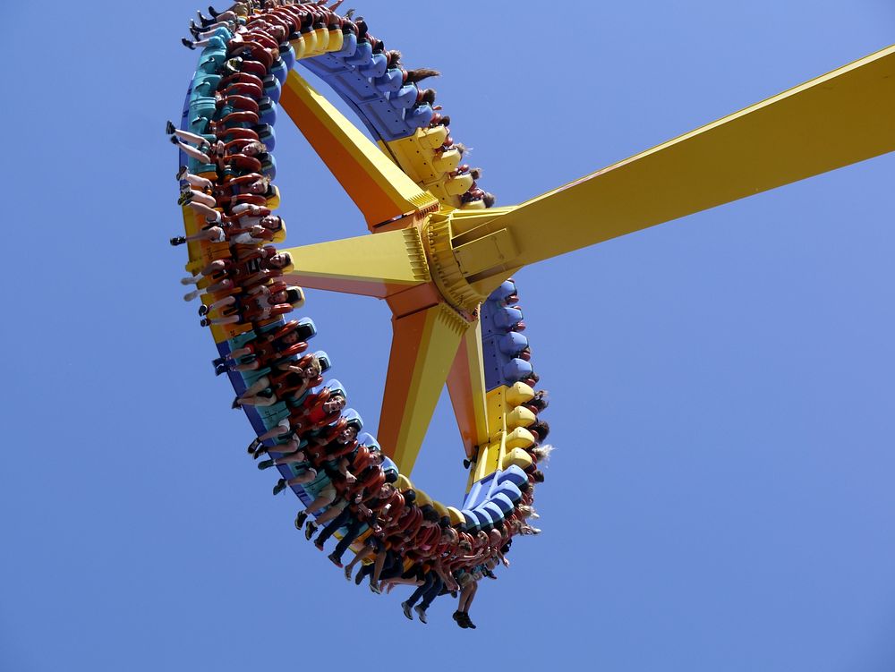 Cedar Point, Sandusky, United States. Original public domain image from Wikimedia Commons