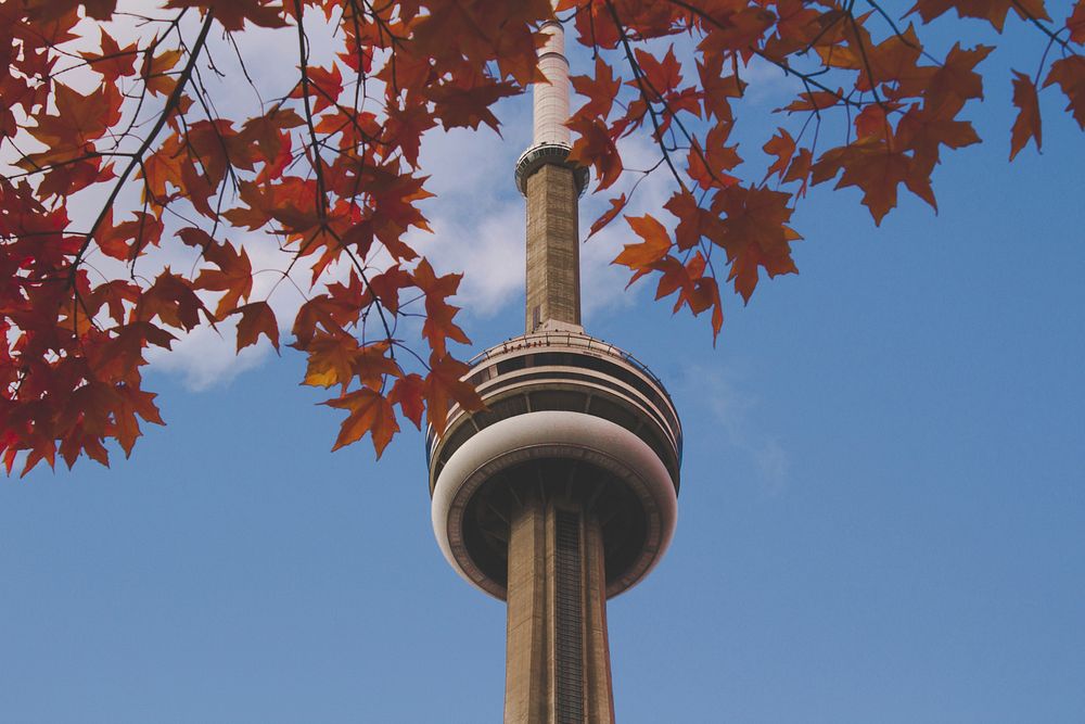 CN Tower, Canada. Original public domain image from Wikimedia Commons
