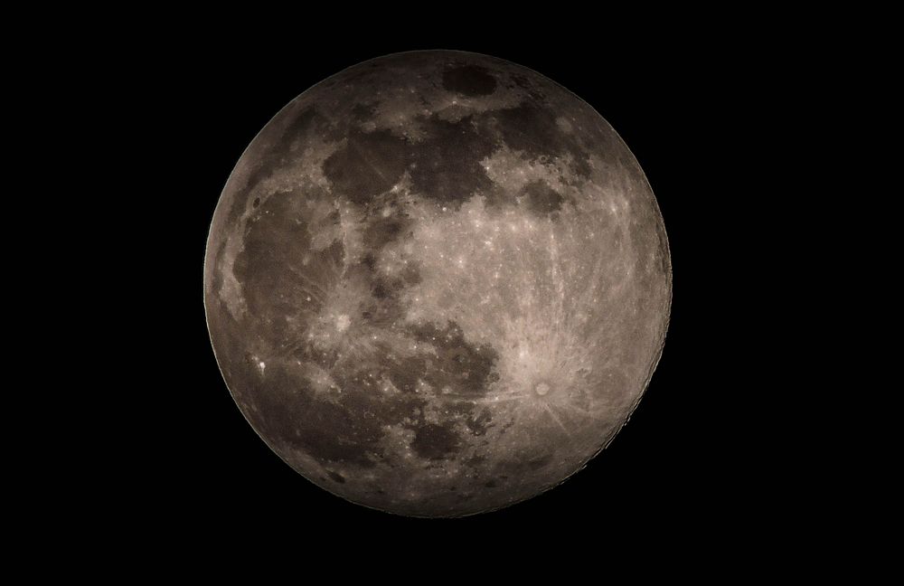 Full moon. Original public domain image from Wikimedia Commons