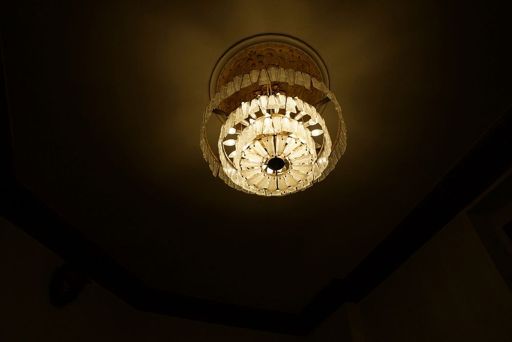 Chandelier. Original public domain image from Wikimedia Commons