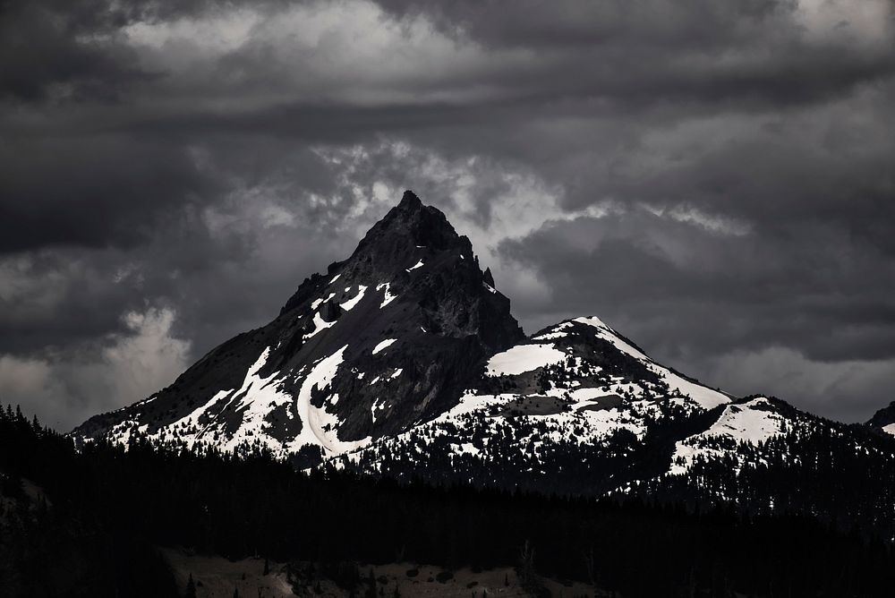 Diamond Peak, United States. Original public domain image from Wikimedia Commons