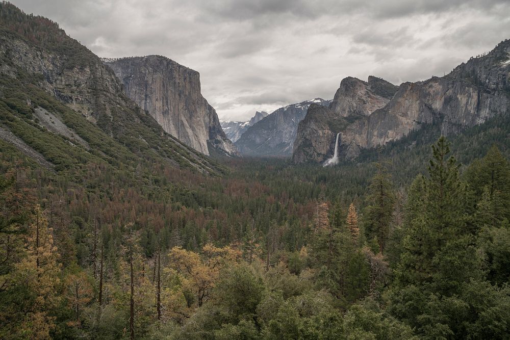 Yosemite National Park, United States. Original public domain image from Wikimedia Commons