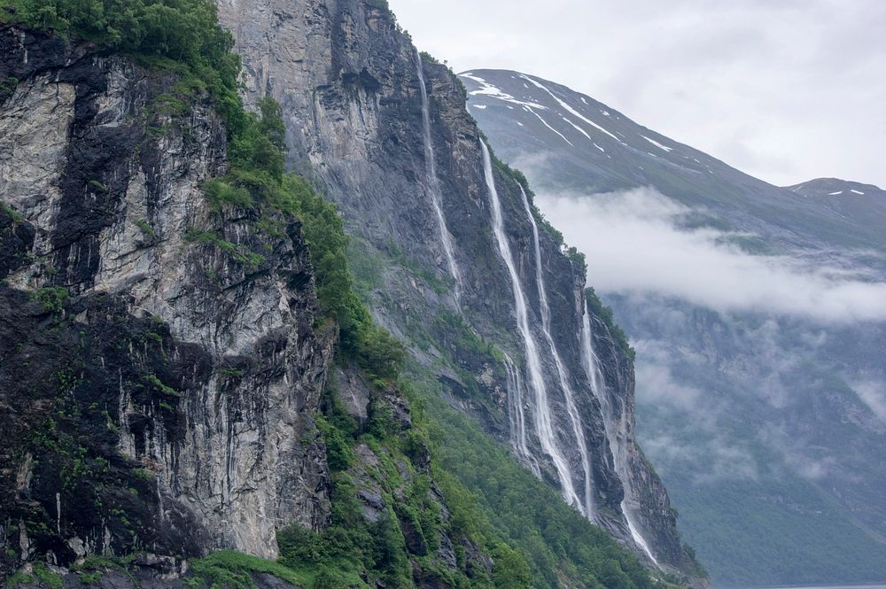 Geirangerfjord, Norway. Original public domain image from Wikimedia Commons