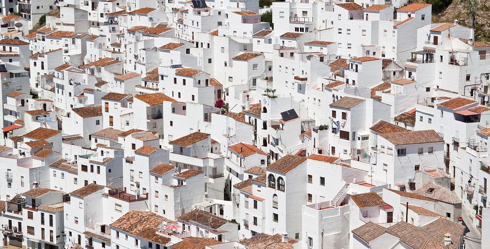 Casares, Spain. Original public domain image from Wikimedia Commons