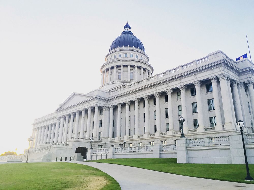 Utah State Capitol, Salt Lake City, United States. Original public domain image from Wikimedia Commons